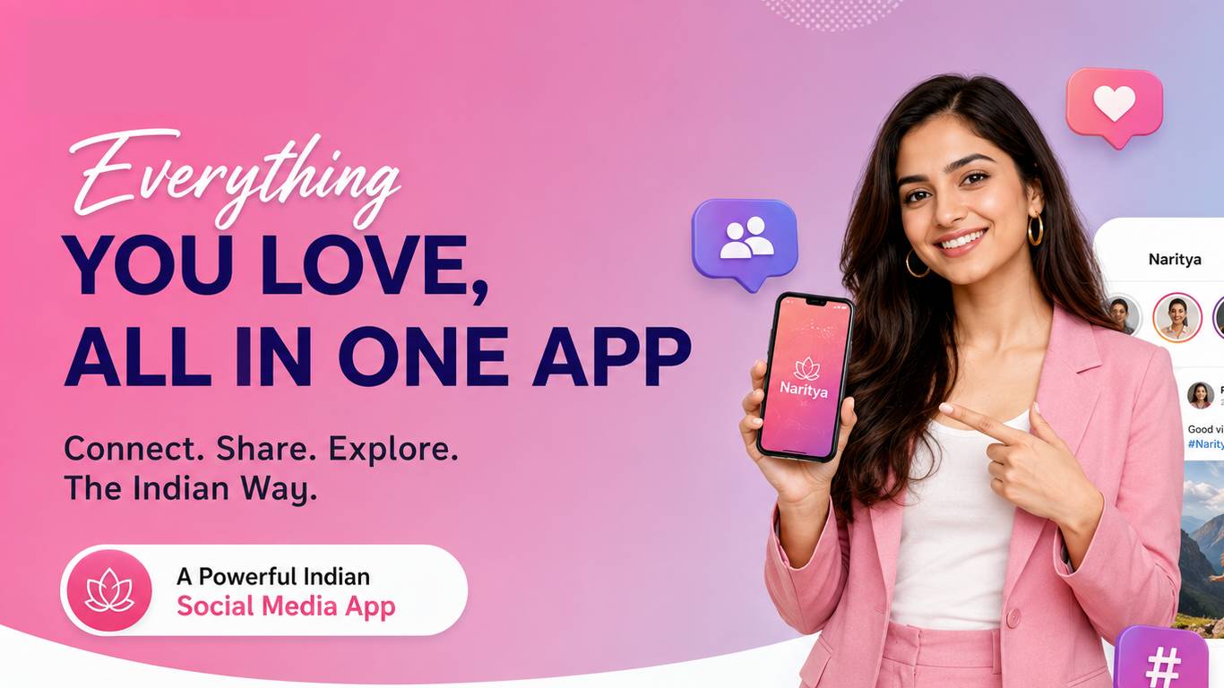 Features That Make Naritya a Powerful Indian Social Media App