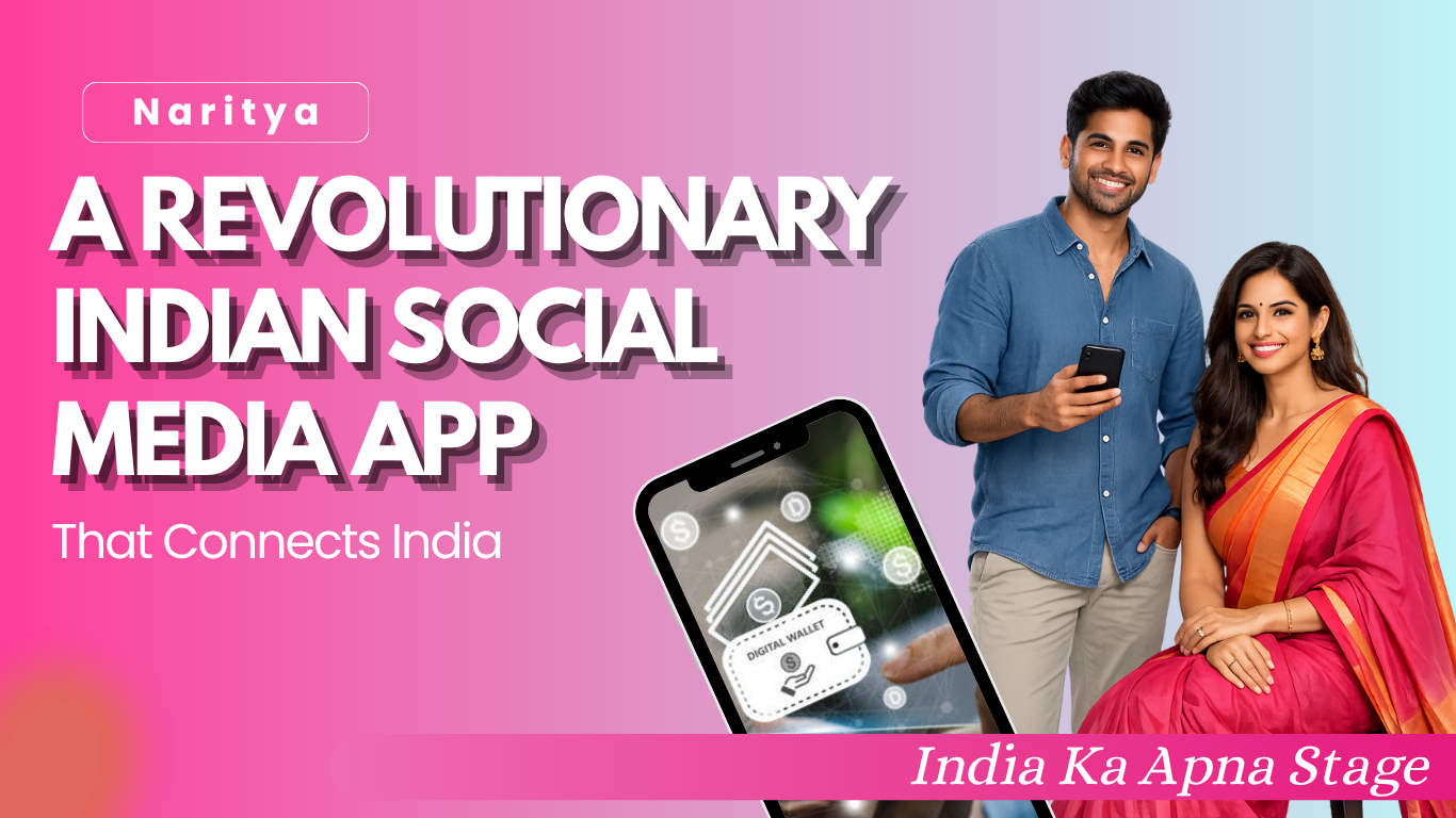 Indian Social Media App Banner