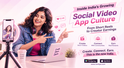 Naritya - Indian Social media app