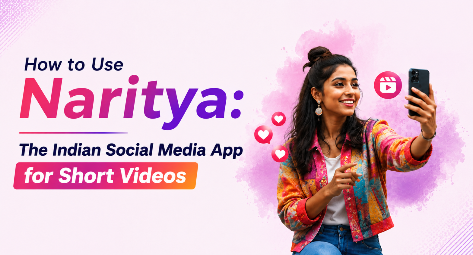 Indian Social Media App Banner